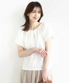 OFUON / オフオン カットソー | バルーンスリーブカットソー/接触冷感/洗える