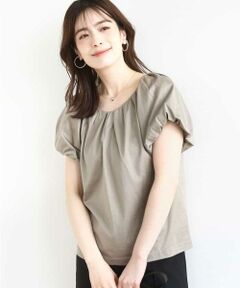 OFUON / オフオン カットソー | バルーンスリーブカットソー/接触冷感/洗える