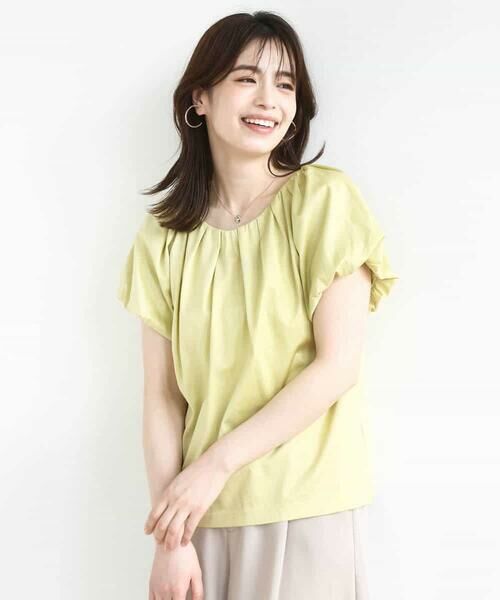 OFUON / オフオン カットソー | バルーンスリーブカットソー/接触冷感/洗える | 詳細1