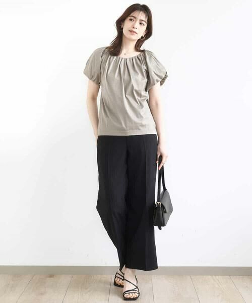 OFUON / オフオン カットソー | バルーンスリーブカットソー/接触冷感/洗える | 詳細10