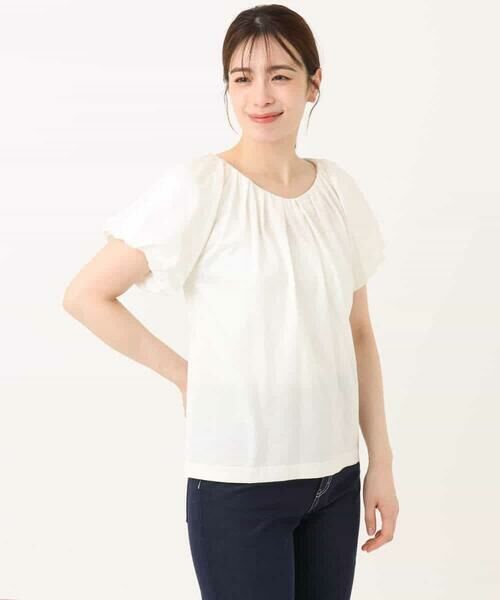 OFUON / オフオン カットソー | バルーンスリーブカットソー/接触冷感/洗える | 詳細19