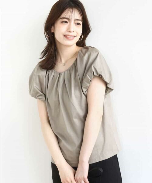 OFUON / オフオン カットソー | バルーンスリーブカットソー/接触冷感/洗える | 詳細8