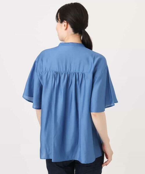 OFUON / オフオン シャツ・ブラウス | フロントフリルディティールブラウス/洗える/WEB限定 | 詳細15