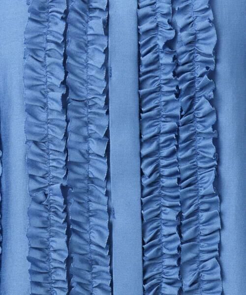 OFUON / オフオン シャツ・ブラウス | フロントフリルディティールブラウス/洗える/WEB限定 | 詳細20