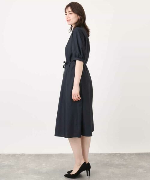 OFUON / オフオン ロング・マキシ丈ワンピース | ピンタック2wayワンピース/洗える/WEB限定サイズあり | 詳細12