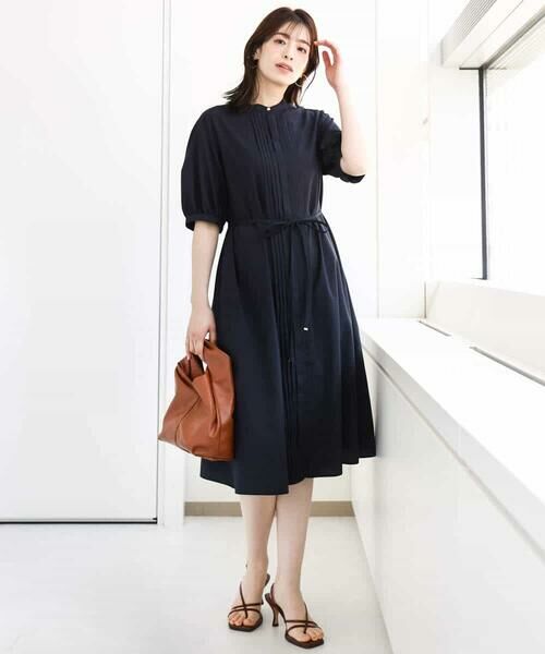 OFUON / オフオン ロング・マキシ丈ワンピース | ピンタック2wayワンピース/洗える/WEB限定サイズあり | 詳細7