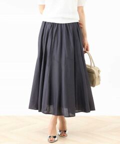 OFUON / オフオン ロング・マキシ丈スカート | シルキーローンフレアースカート/洗える/WEB限定