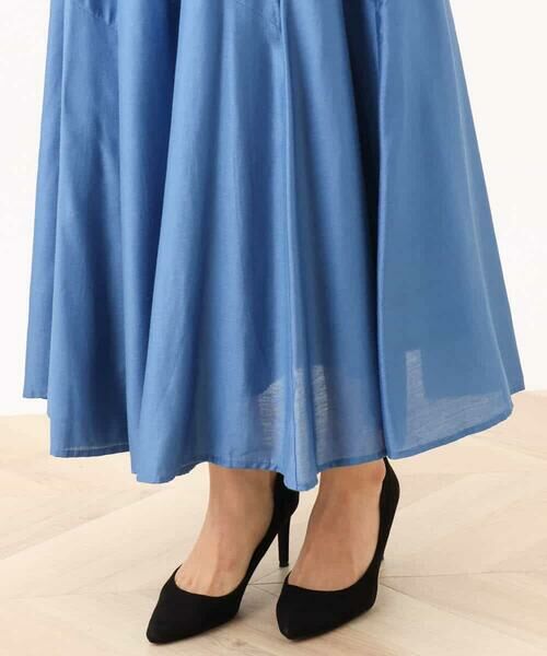 OFUON / オフオン ロング・マキシ丈スカート | シルキーローンフレアースカート/洗える/WEB限定 | 詳細7