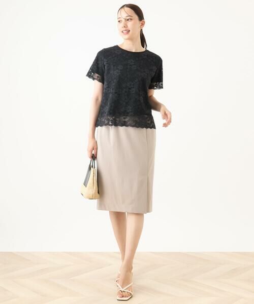 OFUON / オフオン カットソー | スカラップレースTシャツ/接触冷感/洗える/WEB限定サイズあり | 詳細10