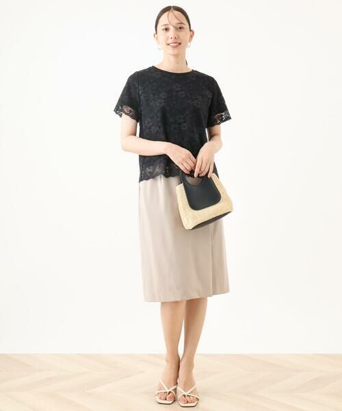 OFUON / オフオン カットソー | スカラップレースTシャツ/接触冷感/洗える/WEB限定サイズあり | 詳細11