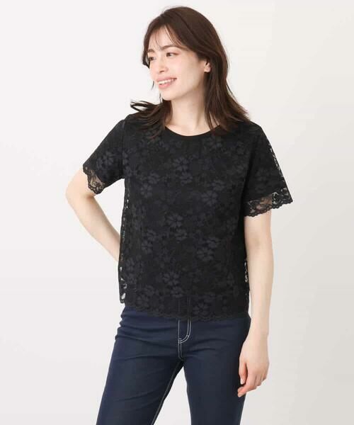 OFUON / オフオン カットソー | スカラップレースTシャツ/接触冷感/洗える/WEB限定サイズあり | 詳細12