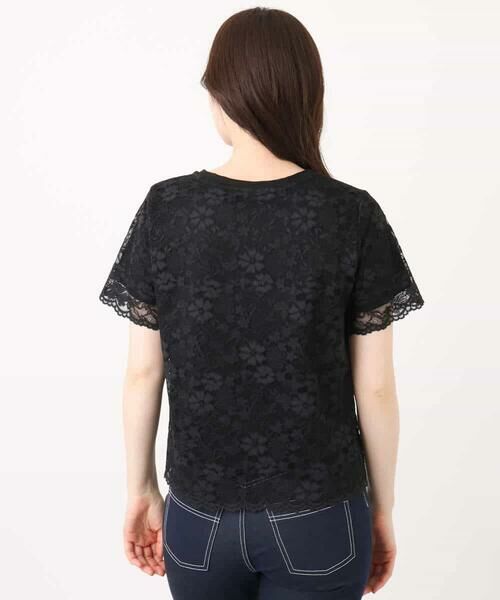 OFUON / オフオン カットソー | スカラップレースTシャツ/接触冷感/洗える/WEB限定サイズあり | 詳細14