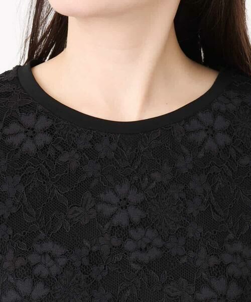 OFUON / オフオン カットソー | スカラップレースTシャツ/接触冷感/洗える/WEB限定サイズあり | 詳細15