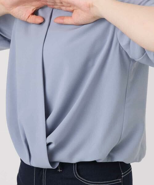 OFUON / オフオン シャツ・ブラウス | カシュクールデザインブラウス/接触冷感/速乾/洗える/WEB限定サイズあり | 詳細19