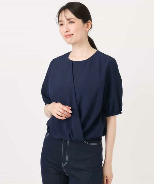 OFUON / オフオン シャツ・ブラウス | カシュクールデザインブラウス/接触冷感/速乾/洗える/WEB限定サイズあり | 詳細21