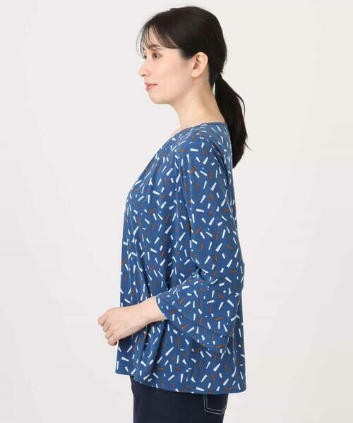 OFUON / オフオン シャツ・ブラウス | 総柄フレアースリーブブラウス/洗える/WEB限定サイズあり | 詳細14