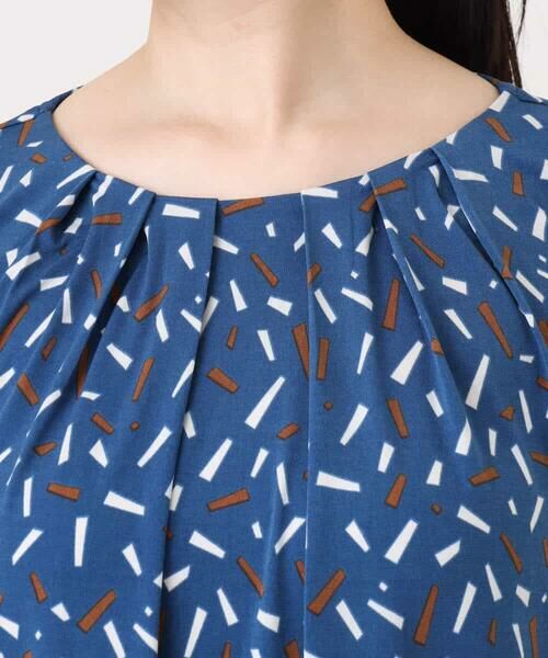 OFUON / オフオン シャツ・ブラウス | 総柄フレアースリーブブラウス/洗える/WEB限定サイズあり | 詳細16