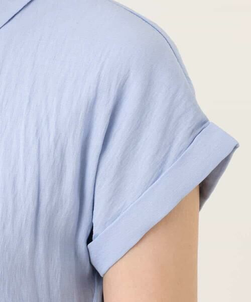 OFUON / オフオン ロング・マキシ丈ワンピース | 衿付きウエスト切り替えワンピース/洗える/WEB限定 | 詳細17