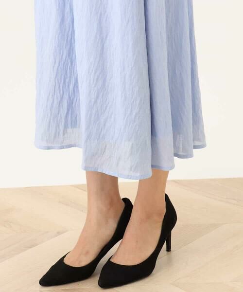 OFUON / オフオン ロング・マキシ丈ワンピース | 衿付きウエスト切り替えワンピース/洗える/WEB限定 | 詳細18