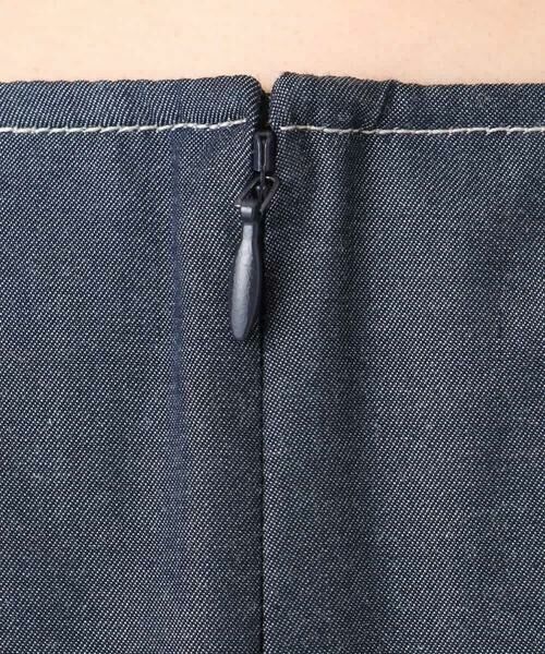 OFUON / オフオン ロング・マキシ丈ワンピース | 配色ステッチデニムライクワンピース/UVカット/洗える/WEB限定サイズあり | 詳細14