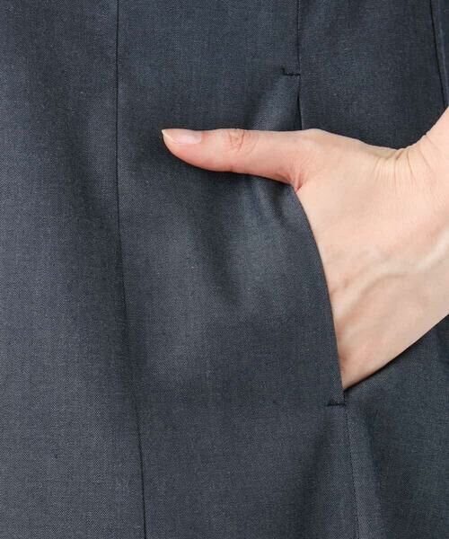 OFUON / オフオン ロング・マキシ丈ワンピース | 配色ステッチデニムライクワンピース/UVカット/洗える/WEB限定サイズあり | 詳細17