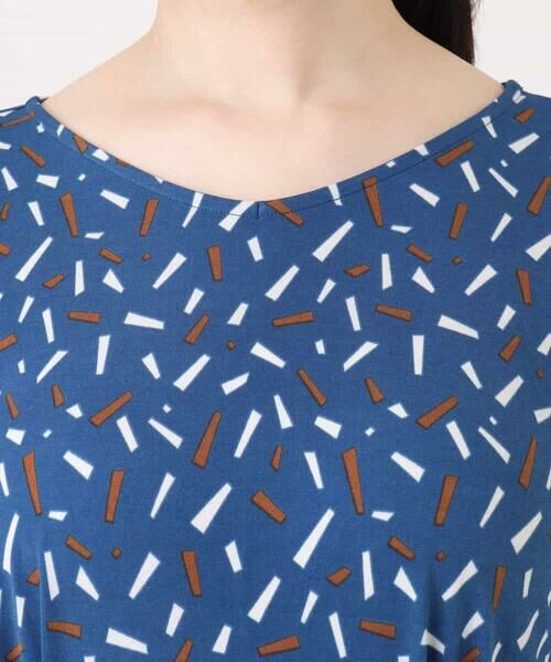 OFUON / オフオン ロング・マキシ丈ワンピース | 総柄ウエスト切り替えワンピース/洗える/WEB限定サイズあり | 詳細16