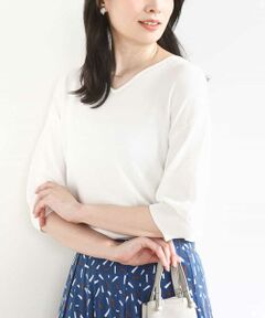 OFUON / オフオン ニット・セーター | ハイゲージVネックニット/UVカット/接触冷感/洗える/WEB限定サイズあり