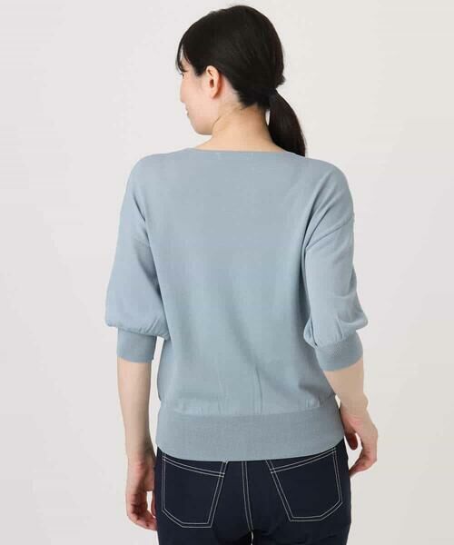 OFUON / オフオン ニット・セーター | ハイゲージVネックニット/UVカット/接触冷感/洗える/WEB限定サイズあり | 詳細24