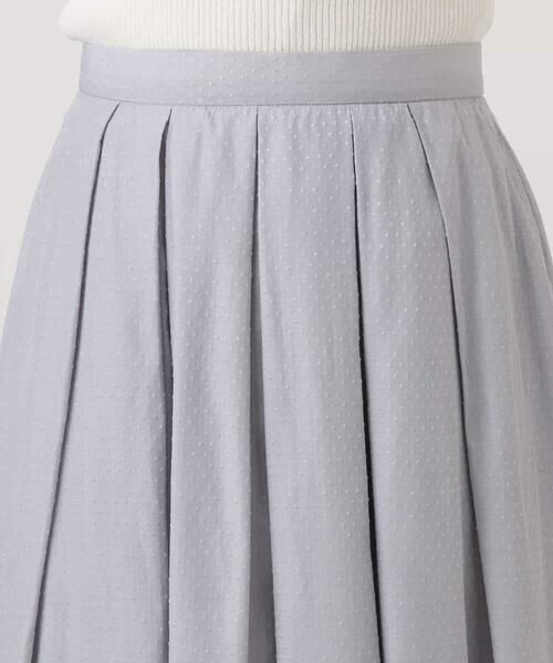 OFUON / オフオン ロング・マキシ丈スカート | ドットジャガードフレアースカート/UVカット/洗える | 詳細16