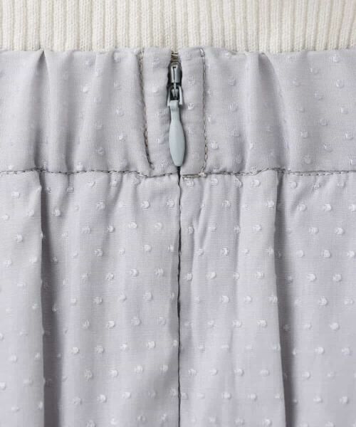 OFUON / オフオン ロング・マキシ丈スカート | ドットジャガードフレアースカート/UVカット/洗える | 詳細18