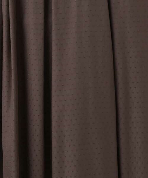 OFUON / オフオン ロング・マキシ丈スカート | ドットジャガードフレアースカート/UVカット/洗える | 詳細23