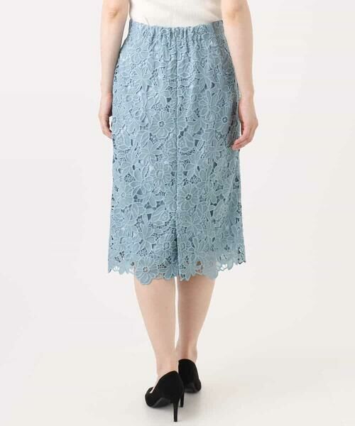 OFUON / オフオン ロング・マキシ丈スカート | フラワーレースタイトスカート/洗える | 詳細12