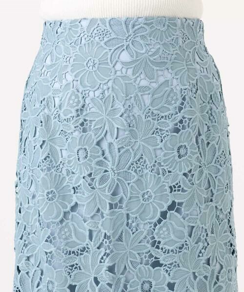 OFUON / オフオン ロング・マキシ丈スカート | フラワーレースタイトスカート/洗える | 詳細13