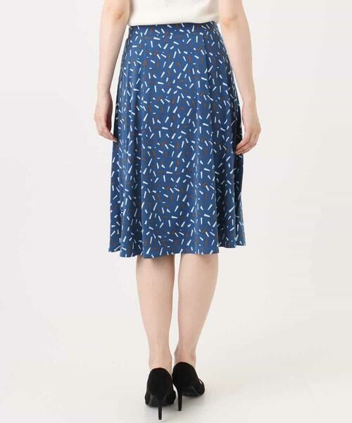 OFUON / オフオン ミニ・ひざ丈スカート | 総柄フレアースカート/洗える/WEB限定サイズあり | 詳細13