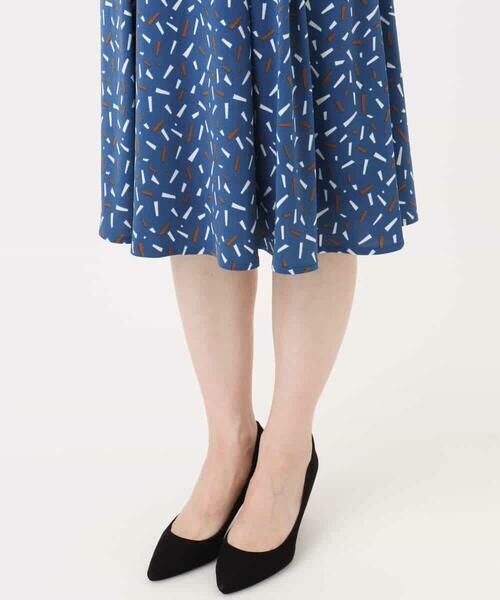 OFUON / オフオン ミニ・ひざ丈スカート | 総柄フレアースカート/洗える/WEB限定サイズあり | 詳細20