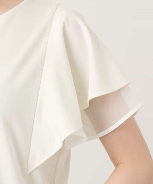 OFUON / オフオン カットソー | ティアードフリルスリーブカットソー/UVカット/接触冷感/洗える/WEB限定サイズあり | 詳細21