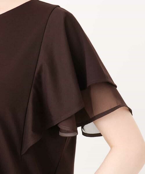 OFUON / オフオン カットソー | ティアードフリルスリーブカットソー/UVカット/接触冷感/洗える/WEB限定サイズあり | 詳細23