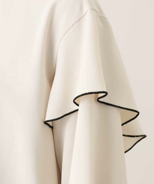 OFUON / オフオン シャツ・ブラウス | 配色メロー フレアーデザインブラウス/洗える/WEB限定サイズあり | 詳細23