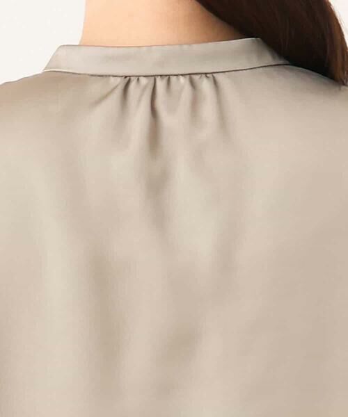 OFUON / オフオン シャツ・ブラウス | リボン付きバンドカラーブラウス/洗える/WEB限定サイズあり | 詳細21