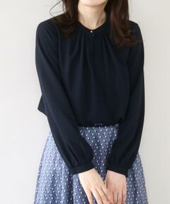 OFUON / オフオン シャツ・ブラウス | フロントタックデザインブラウス/洗える/WEB限定