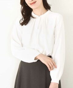 OFUON / オフオン シャツ・ブラウス | フロントタックデザインブラウス/洗える/WEB限定