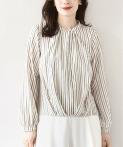 OFUON / オフオン シャツ・ブラウス | フロントタックデザインブラウス/洗える/WEB限定
