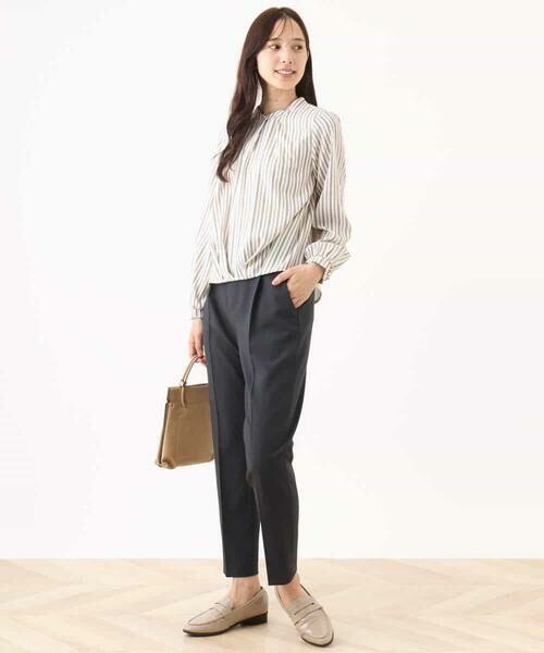 OFUON / オフオン シャツ・ブラウス | フロントタックデザインブラウス/洗える/WEB限定 | 詳細16