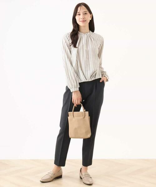 OFUON / オフオン シャツ・ブラウス | フロントタックデザインブラウス/洗える/WEB限定 | 詳細18