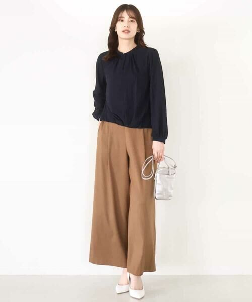 OFUON / オフオン シャツ・ブラウス | フロントタックデザインブラウス/洗える/WEB限定 | 詳細20