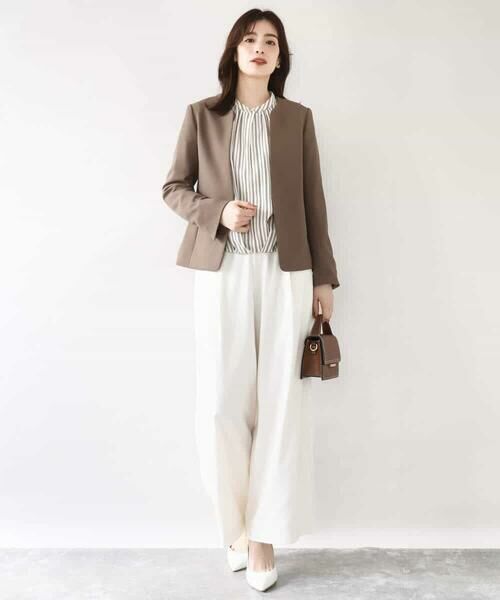 OFUON / オフオン シャツ・ブラウス | フロントタックデザインブラウス/洗える/WEB限定 | 詳細27