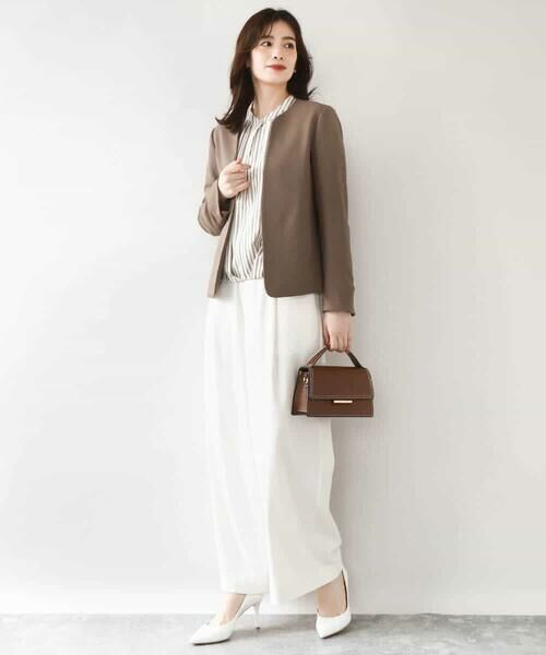 OFUON / オフオン シャツ・ブラウス | フロントタックデザインブラウス/洗える/WEB限定 | 詳細29