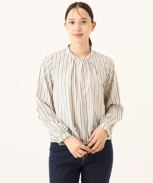 OFUON / オフオン シャツ・ブラウス | フロントタックデザインブラウス/洗える/WEB限定 | 詳細30