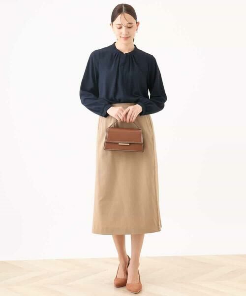 OFUON / オフオン シャツ・ブラウス | フロントタックデザインブラウス/洗える/WEB限定 | 詳細5