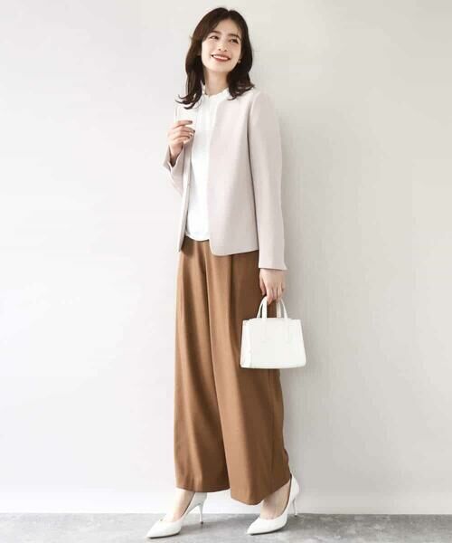 OFUON / オフオン シャツ・ブラウス | シャーリングネックデザインブラウス/洗える/WEB限定サイズあり | 詳細25